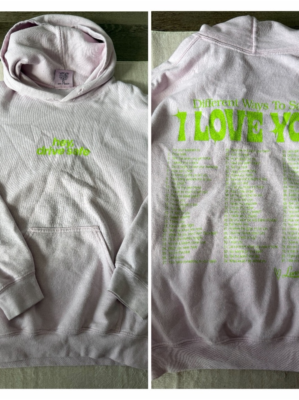 Lonely Ghost Hey, Drive Sage Graphic Hoodie